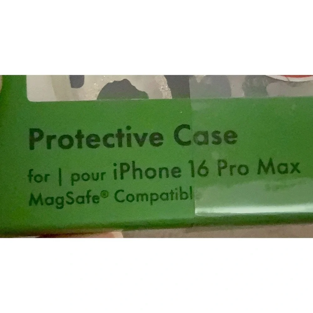Kate Spade iPhone 16 Pro Max Case MagSafe Glitter Leopard Print Protective NIB